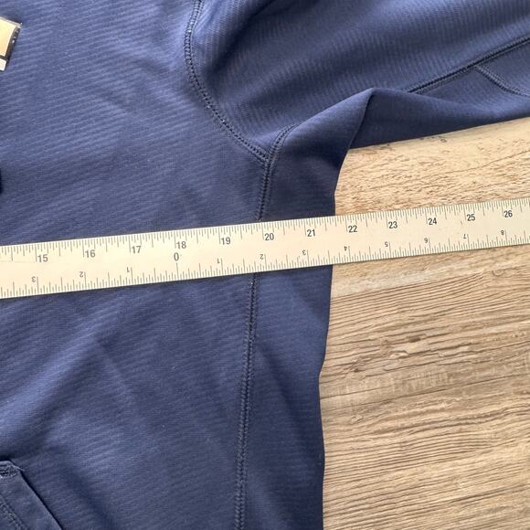 Nike Pittsburgh Pitt Panthers Blue Mens S Therma Fit Mini Swoosh Pullover Hoodie - Picture 8 of 9